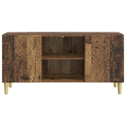vidaXL TV Cabinet 102 x 34.5 x 50 cm Old Wood Engineered Wood