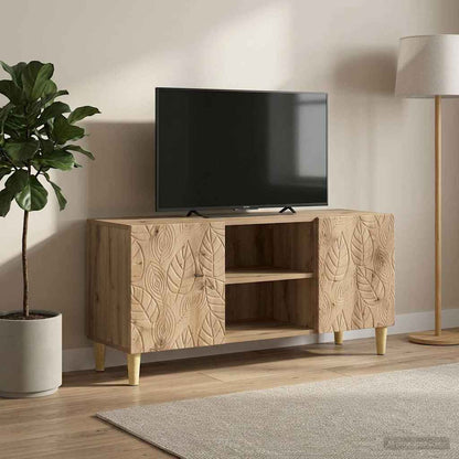 vidaXL TV Cabinet 102 x 34.5 x 50 cm Artisan Oak Engineered Wood