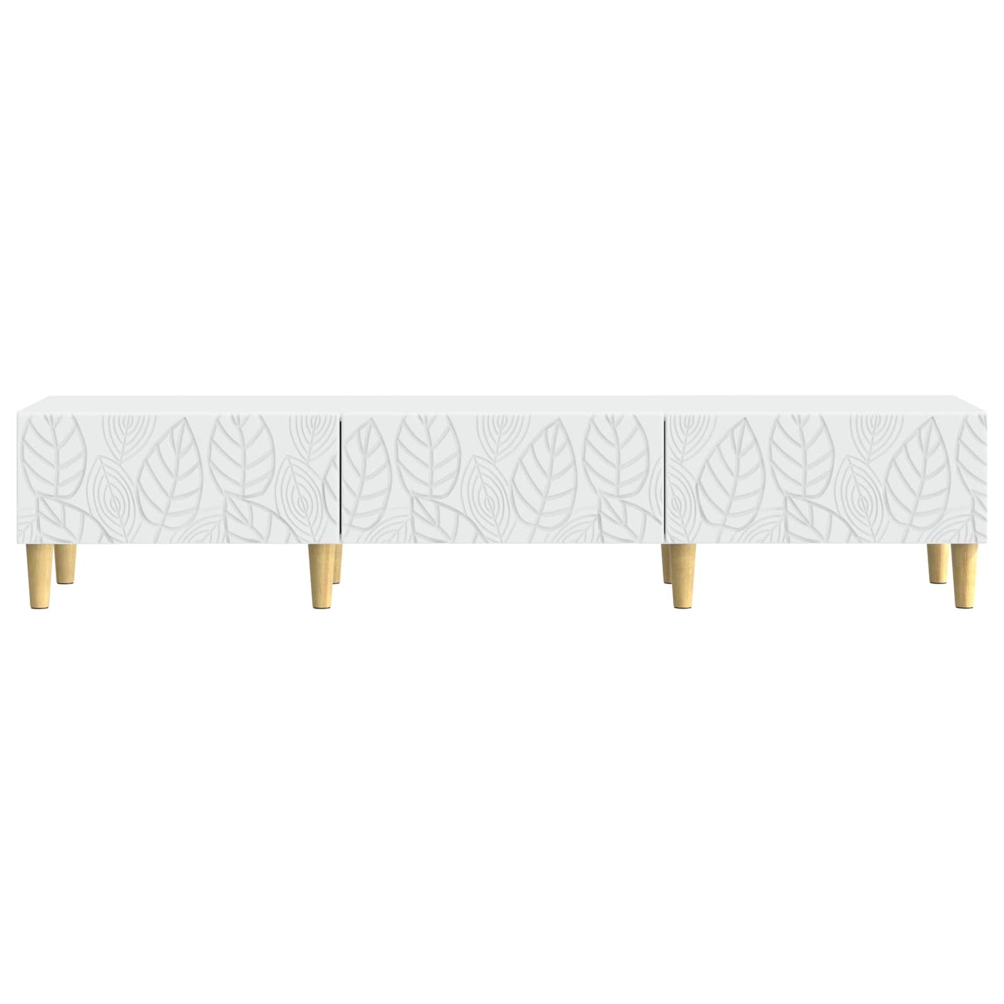 vidaXL TV Cabinet 147 x 34.5 x 30 cm White Engineered Wood
