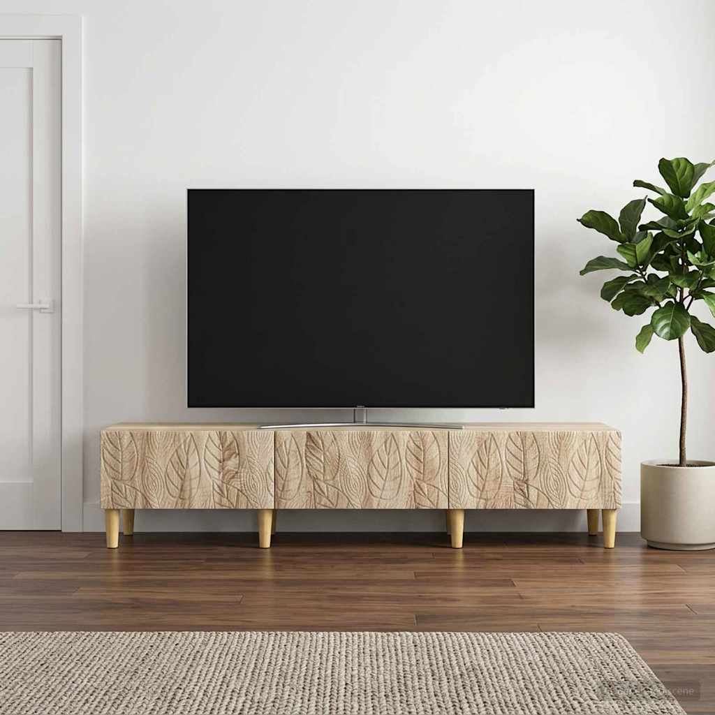 vidaXL TV Cabinet 147 x 34.5 x 30 cm Sonoma Oak Engineered Wood