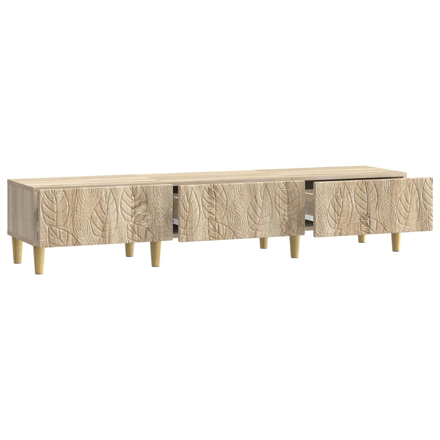 vidaXL TV Cabinet 147 x 34.5 x 30 cm Sonoma Oak Engineered Wood