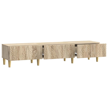 vidaXL TV Cabinet 147 x 34.5 x 30 cm Sonoma Oak Engineered Wood