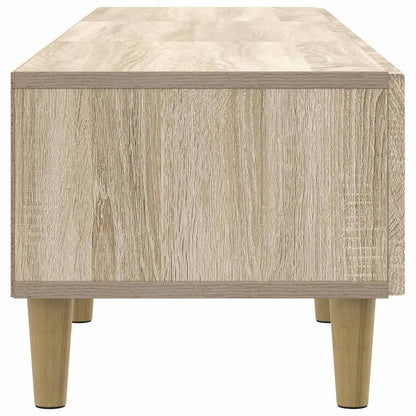 vidaXL TV Cabinet 147 x 34.5 x 30 cm Sonoma Oak Engineered Wood