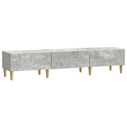 vidaXL TV Cabinet 147 x 34.5 x 30 cm Concrete Grey Engineered Wood