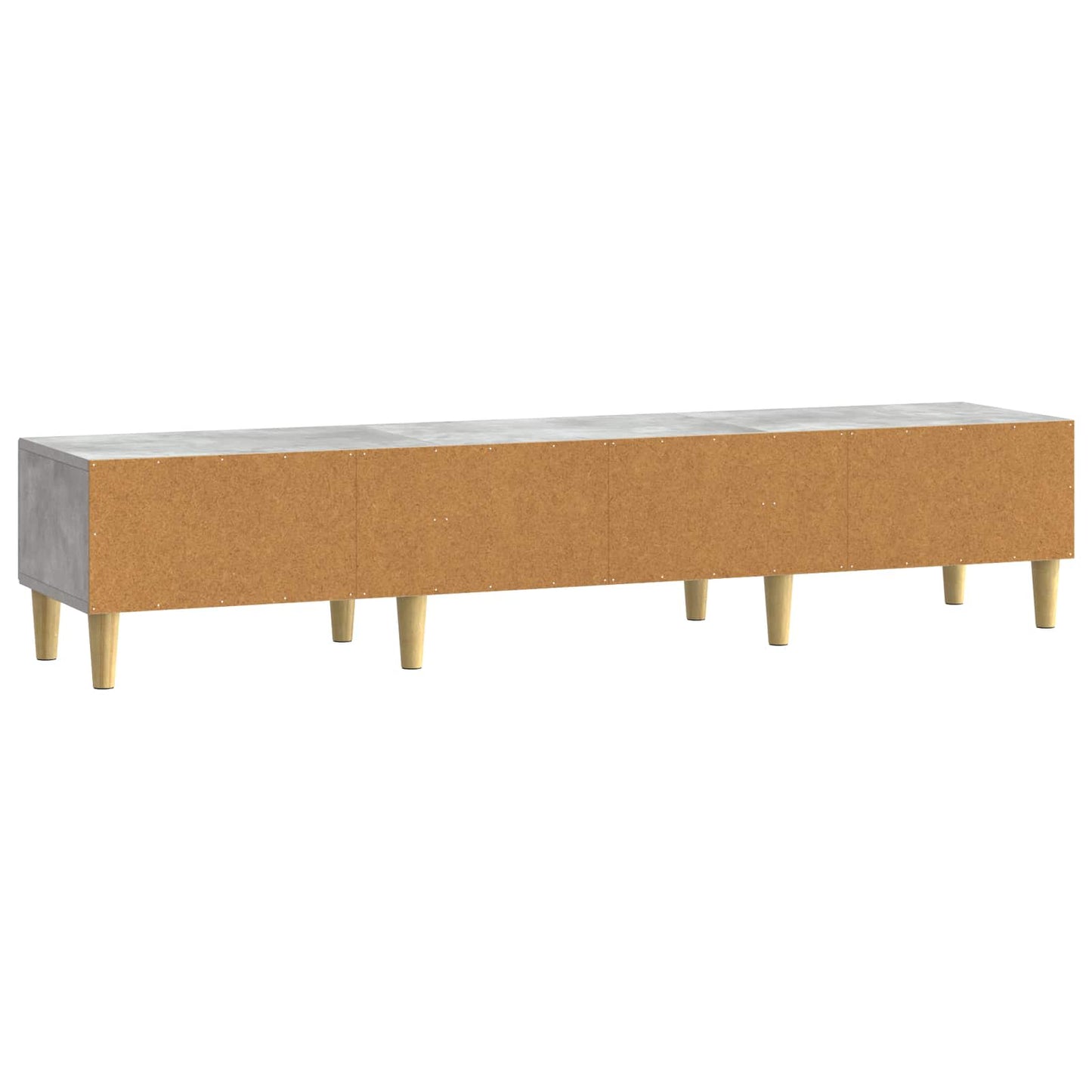 vidaXL TV Cabinet 147 x 34.5 x 30 cm Concrete Grey Engineered Wood