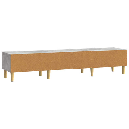 vidaXL TV Cabinet 147 x 34.5 x 30 cm Concrete Grey Engineered Wood