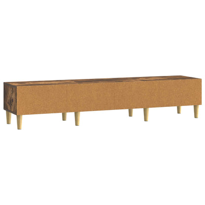 vidaXL TV Cabinet 147 x 34.5 x 30 cm Smoked Oak Engineered Wood