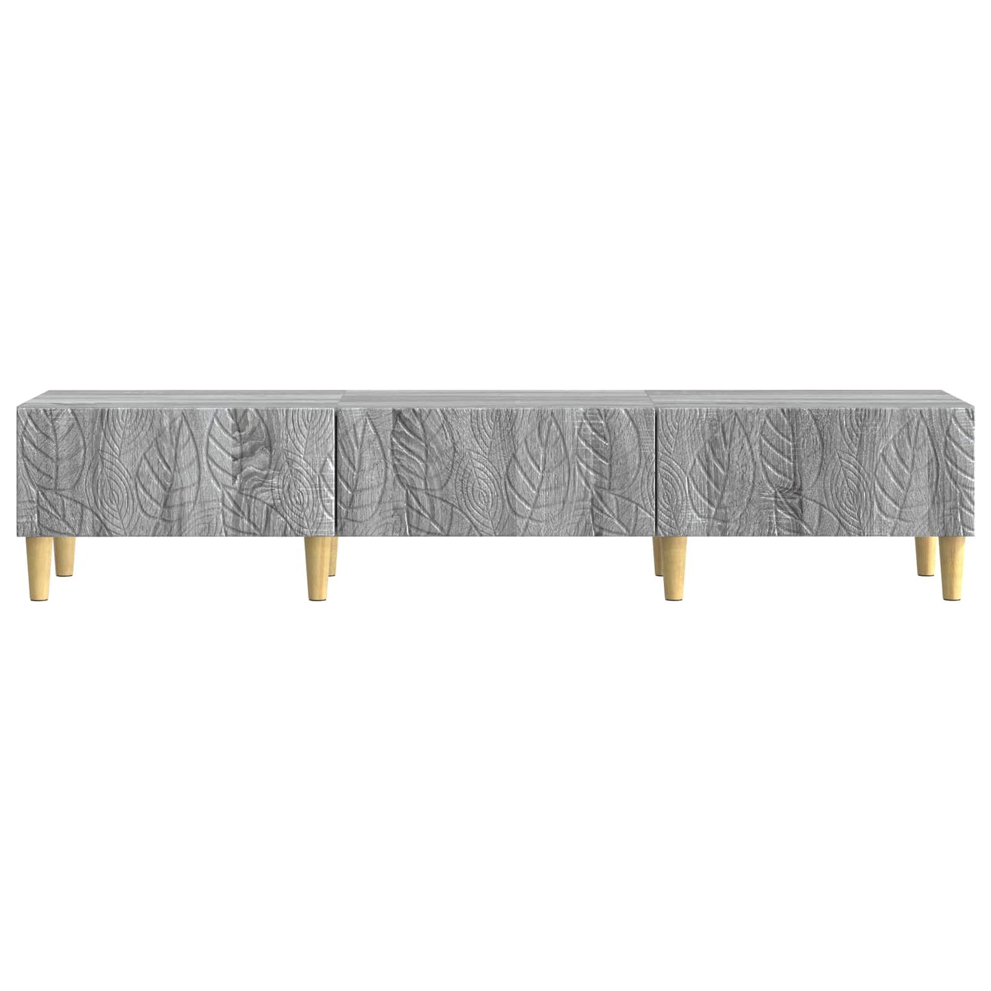 vidaXL TV Cabinet 147 x 34.5 x 30 cm Grey Sonoma Engineered Wood