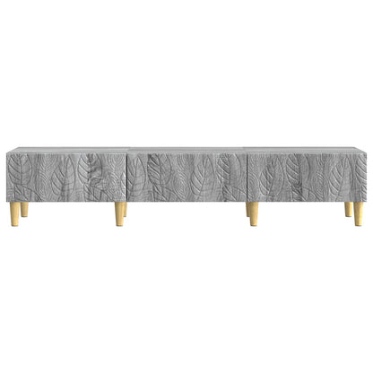 vidaXL TV Cabinet 147 x 34.5 x 30 cm Grey Sonoma Engineered Wood
