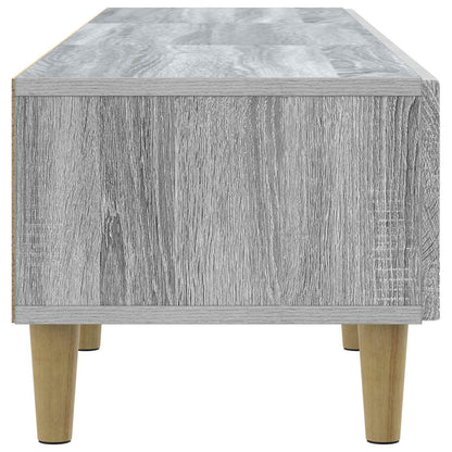 vidaXL TV Cabinet 147 x 34.5 x 30 cm Grey Sonoma Engineered Wood