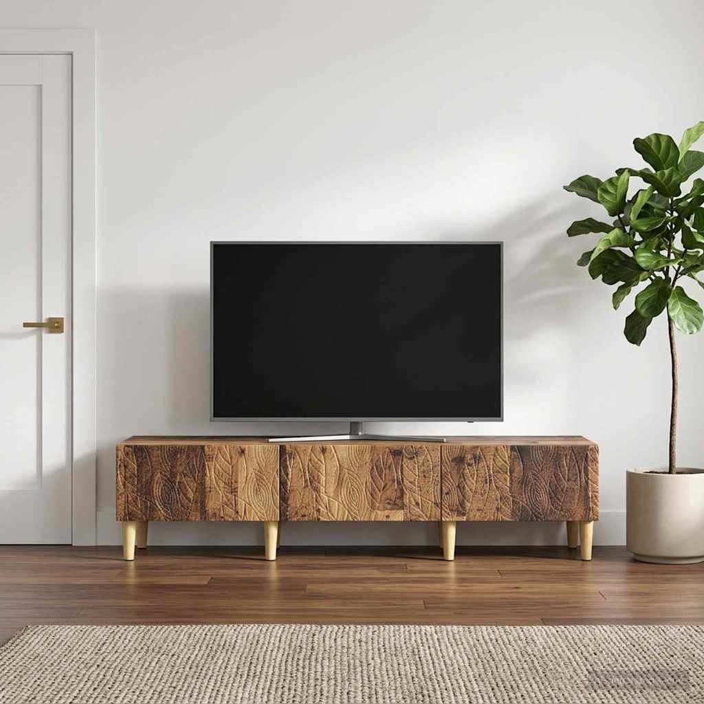 vidaXL TV Cabinet 147 x 34.5 x 30 cm Old Wood Engineered Wood