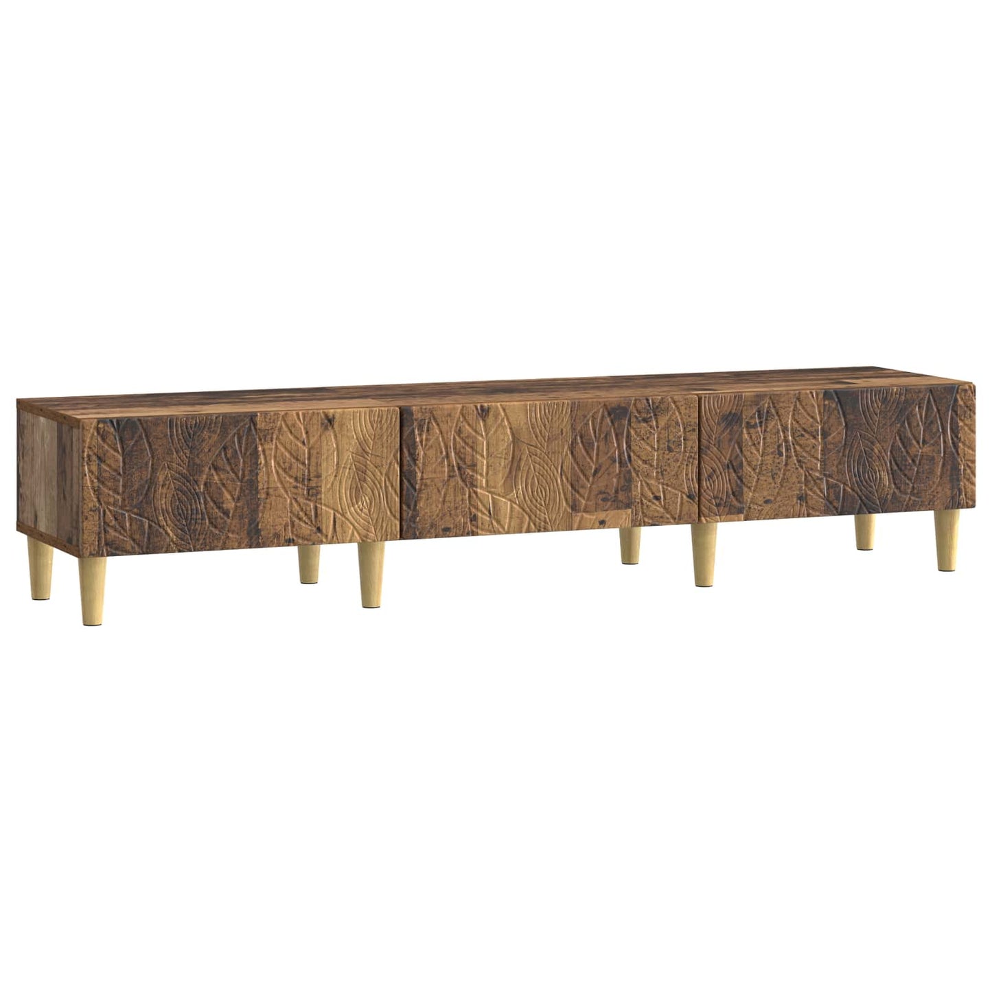vidaXL TV Cabinet 147 x 34.5 x 30 cm Old Wood Engineered Wood