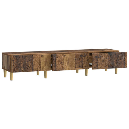 vidaXL TV Cabinet 147 x 34.5 x 30 cm Old Wood Engineered Wood