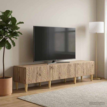 vidaXL TV Cabinet 147 x 34.5 x 30 cm Artisan Oak Engineered Wood