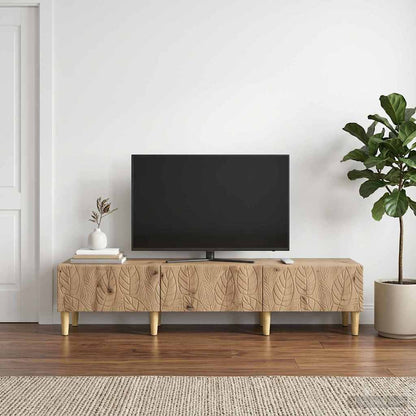 vidaXL TV Cabinet 147 x 34.5 x 30 cm Artisan Oak Engineered Wood