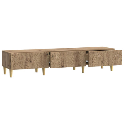 vidaXL TV Cabinet 147 x 34.5 x 30 cm Artisan Oak Engineered Wood