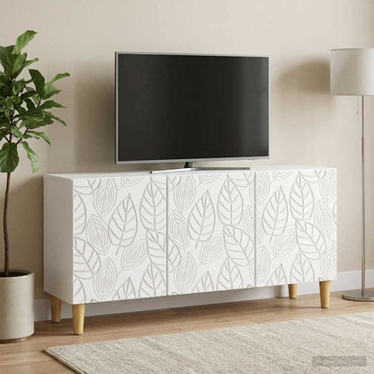 vidaXL TV Cabinet 99 x 34.5 x 50 cm White Engineered Wood