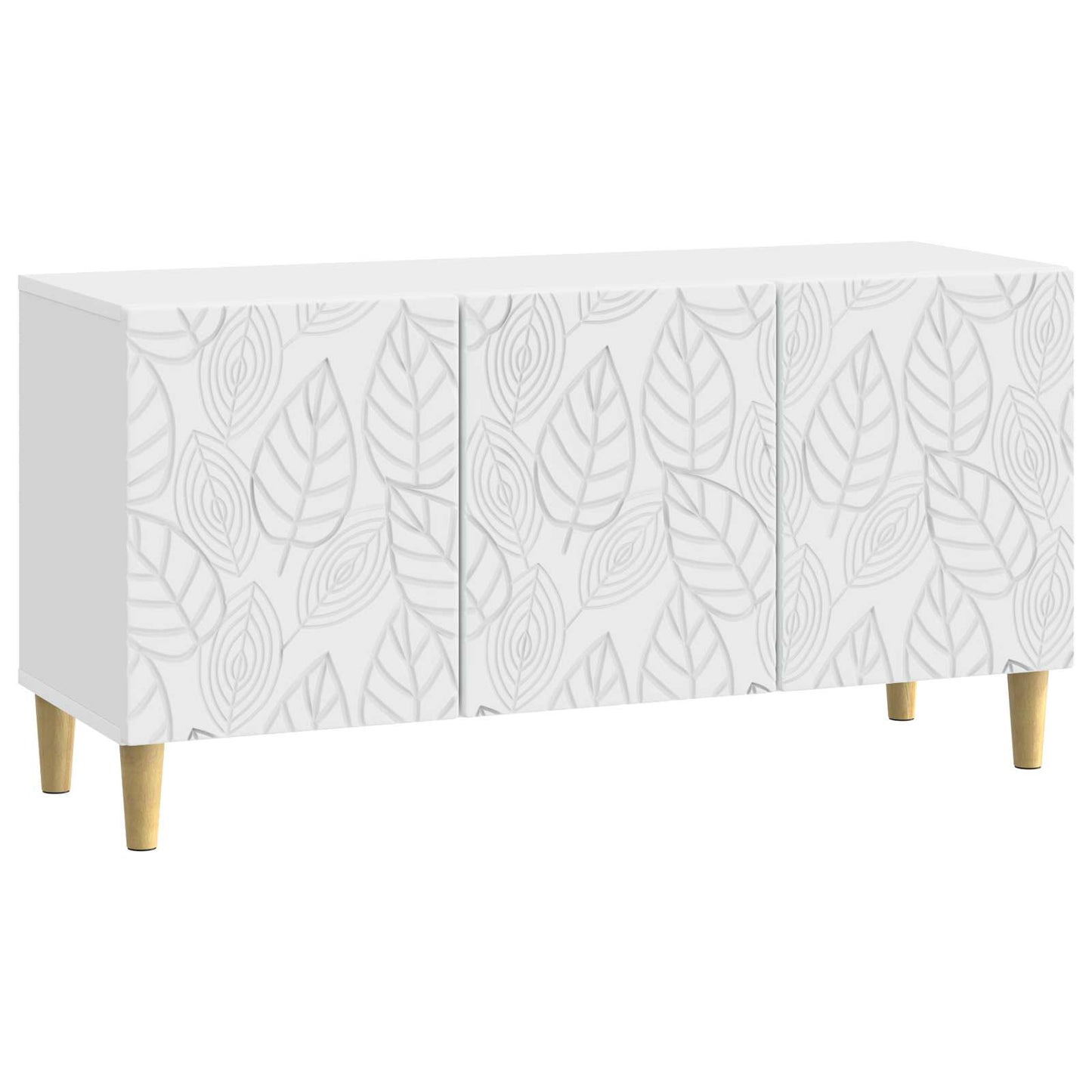 vidaXL TV Cabinet 99 x 34.5 x 50 cm White Engineered Wood