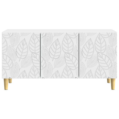 vidaXL TV Cabinet 99 x 34.5 x 50 cm White Engineered Wood