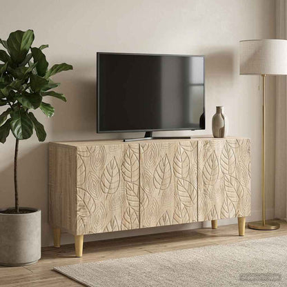 vidaXL TV Cabinet 99 x 34.5 x 50 cm Sonoma Oak Engineered Wood