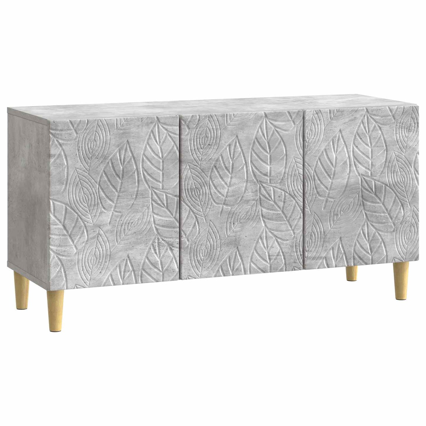 vidaXL TV Cabinet 99 x 34.5 x 50 cm Concrete Grey Engineered Wood