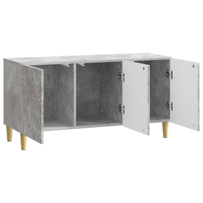 vidaXL TV Cabinet 99 x 34.5 x 50 cm Concrete Grey Engineered Wood