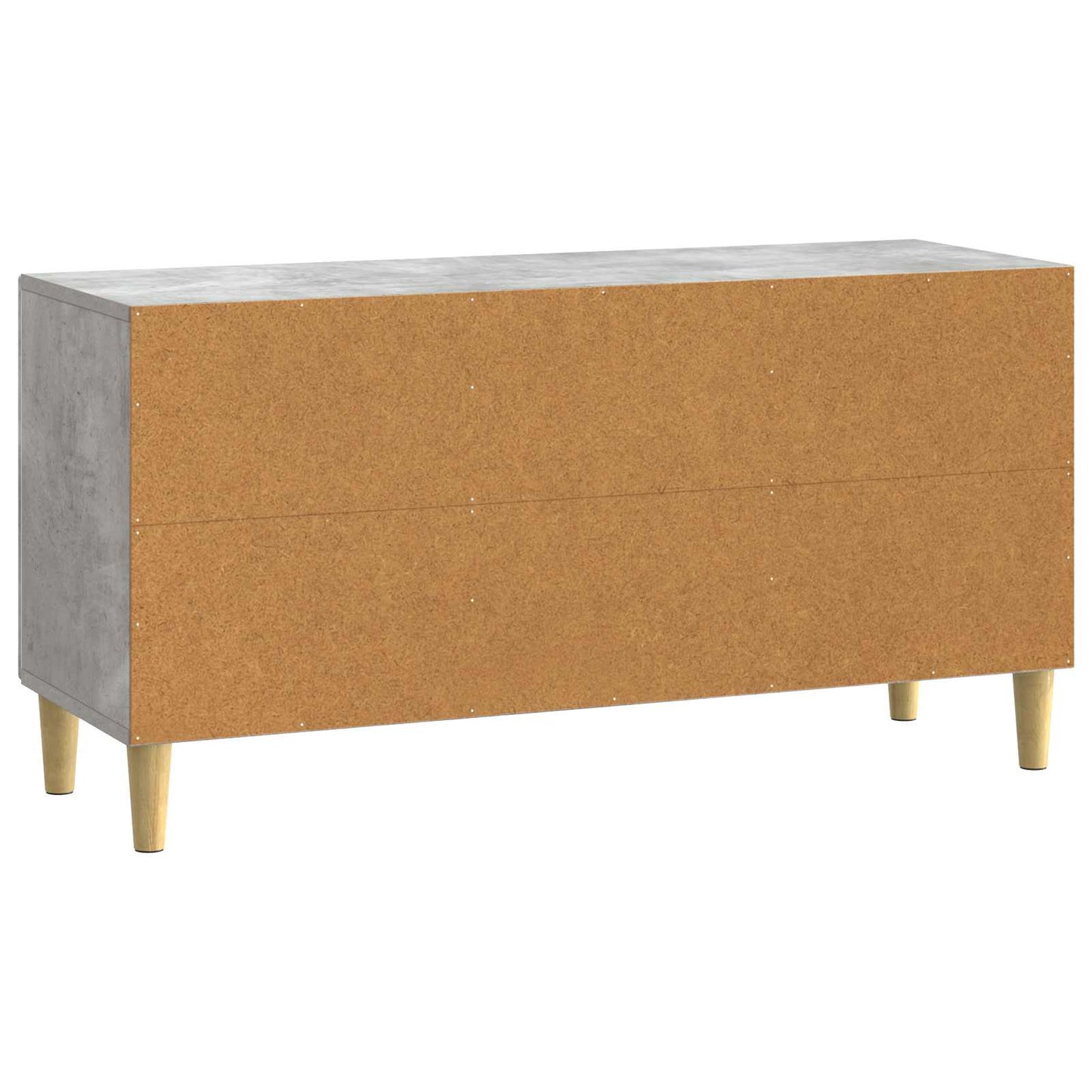 vidaXL TV Cabinet 99 x 34.5 x 50 cm Concrete Grey Engineered Wood