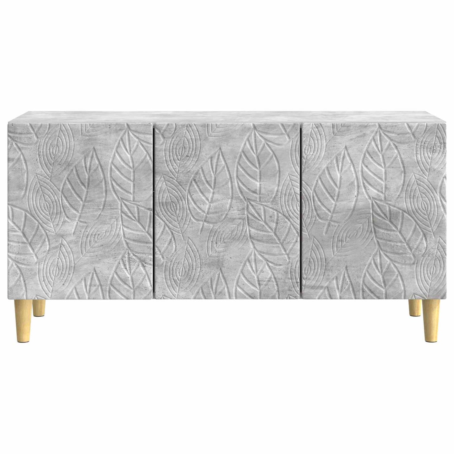 vidaXL TV Cabinet 99 x 34.5 x 50 cm Concrete Grey Engineered Wood