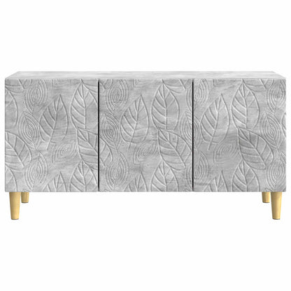 vidaXL TV Cabinet 99 x 34.5 x 50 cm Concrete Grey Engineered Wood