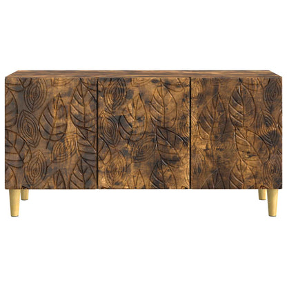 vidaXL TV Cabinet 99 x 34.5 x 50 cm Smoked Oak Engineered Wood