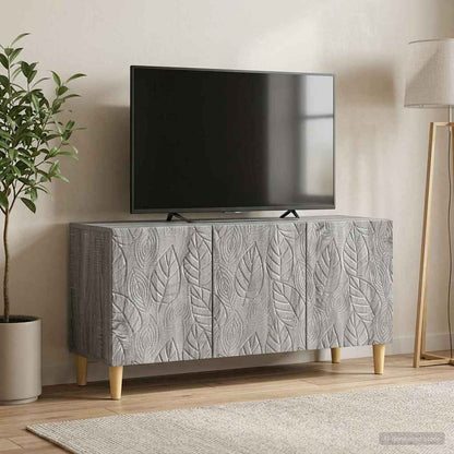 vidaXL TV Cabinet 99 x 34.5 x 50 cm Grey Sonoma Engineered Wood