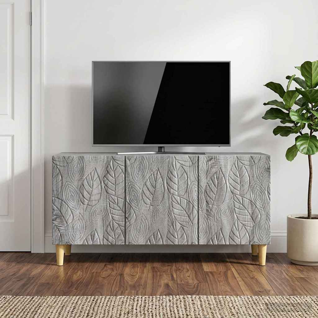 vidaXL TV Cabinet 99 x 34.5 x 50 cm Grey Sonoma Engineered Wood