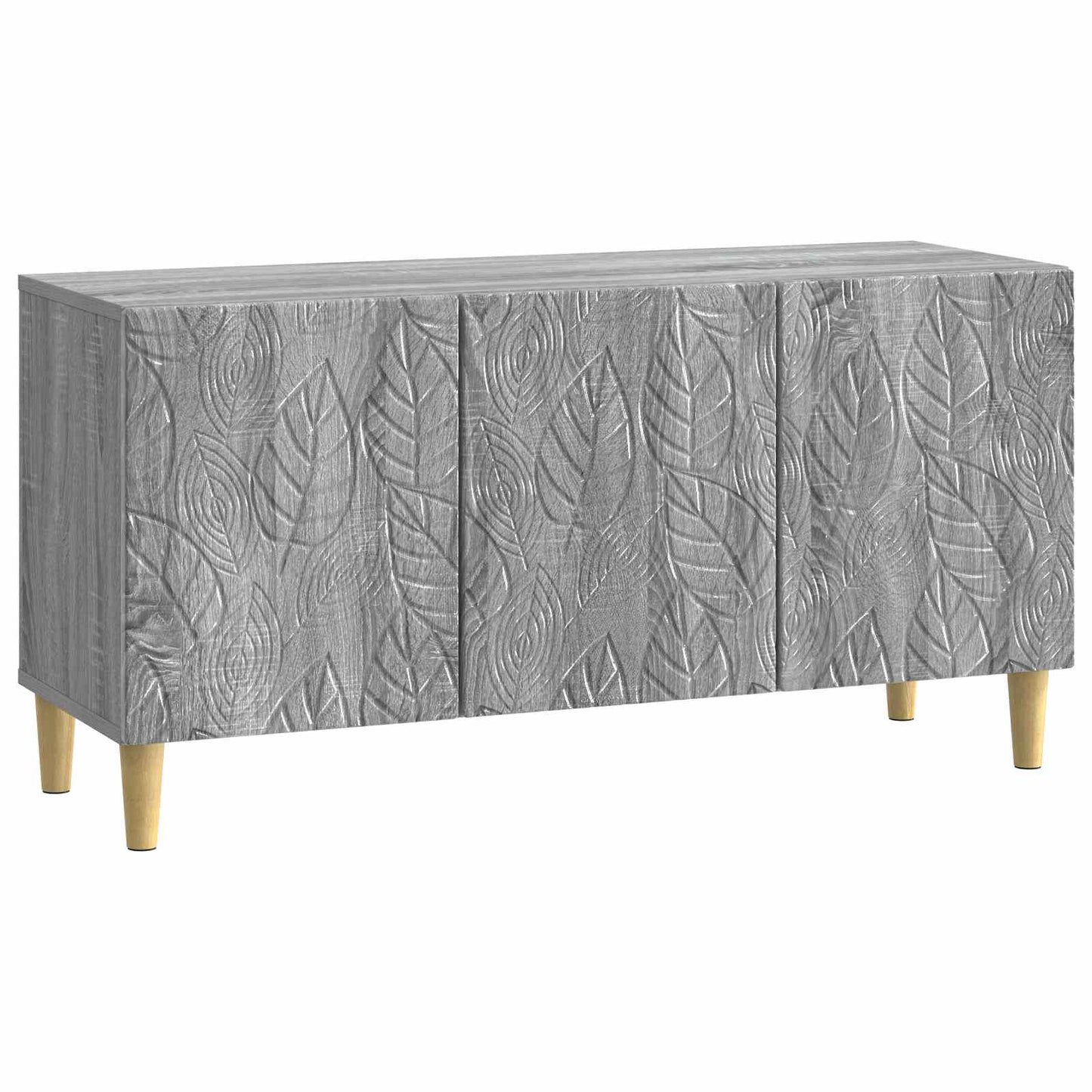 vidaXL TV Cabinet 99 x 34.5 x 50 cm Grey Sonoma Engineered Wood
