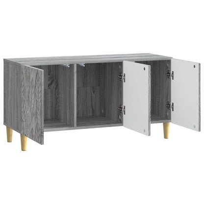 vidaXL TV Cabinet 99 x 34.5 x 50 cm Grey Sonoma Engineered Wood