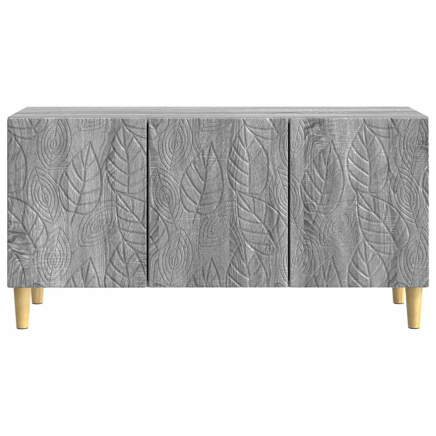 vidaXL TV Cabinet 99 x 34.5 x 50 cm Grey Sonoma Engineered Wood