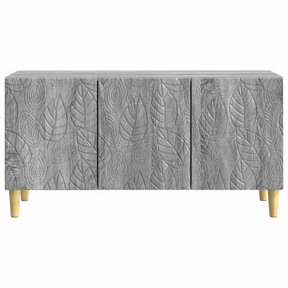 vidaXL TV Cabinet 99 x 34.5 x 50 cm Grey Sonoma Engineered Wood