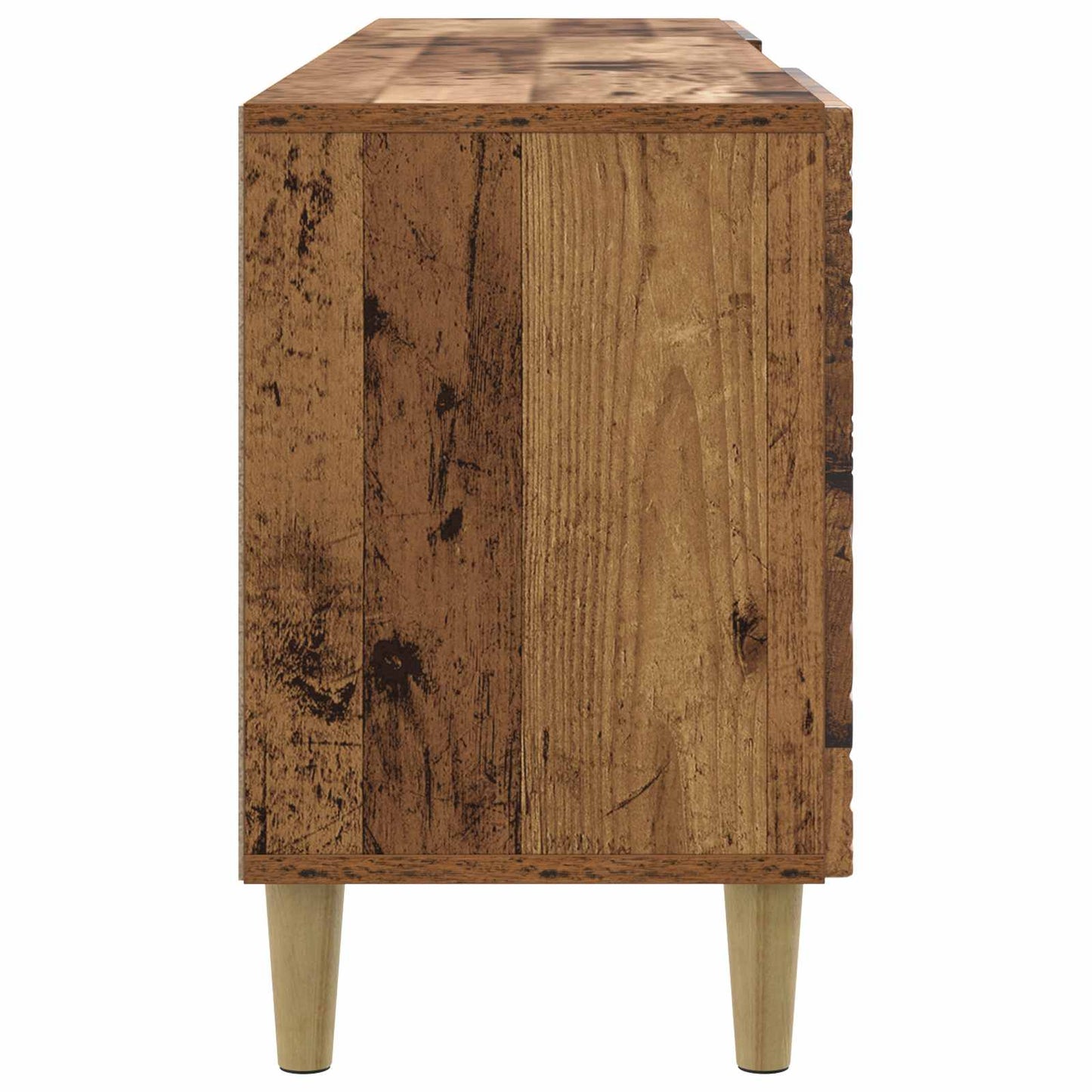 vidaXL TV Cabinet 99 x 34.5 x 50 cm Old Wood Engineered Wood