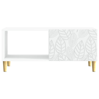vidaXL Coffee Table White 90 x 50 x 40 cm Engineered Wood