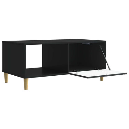 vidaXL Coffee Table Black 90 x 50 x 40 cm Engineered Wood