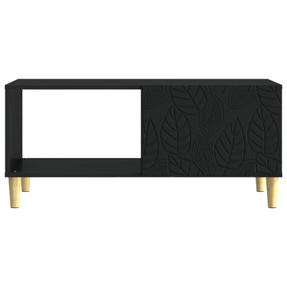 vidaXL Coffee Table Black 90 x 50 x 40 cm Engineered Wood