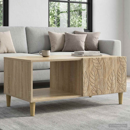 vidaXL Coffee Table Sonoma Oak 90 x 50 x 40 cm Engineered Wood