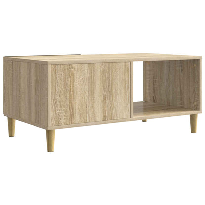 vidaXL Coffee Table Sonoma Oak 90 x 50 x 40 cm Engineered Wood