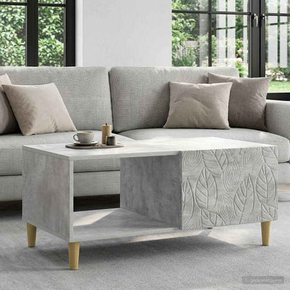 vidaXL Coffee Table Concrete Grey 90 x 50 x 40 cm Engineered Wood