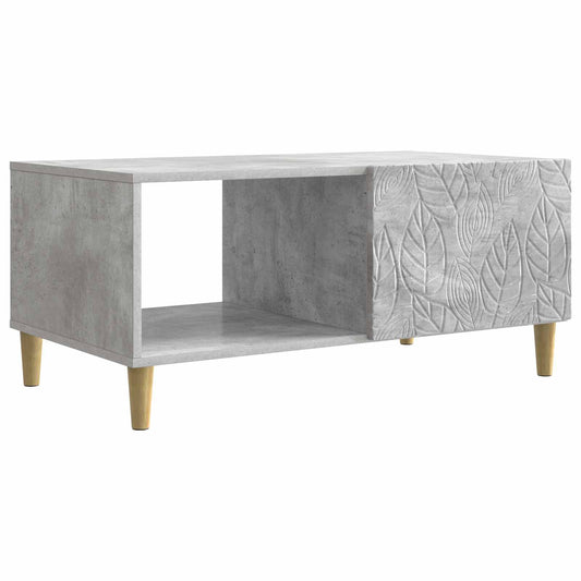 vidaXL Coffee Table Concrete Grey 90 x 50 x 40 cm Engineered Wood