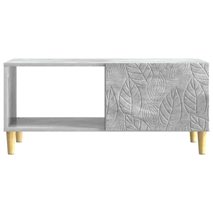 vidaXL Coffee Table Concrete Grey 90 x 50 x 40 cm Engineered Wood
