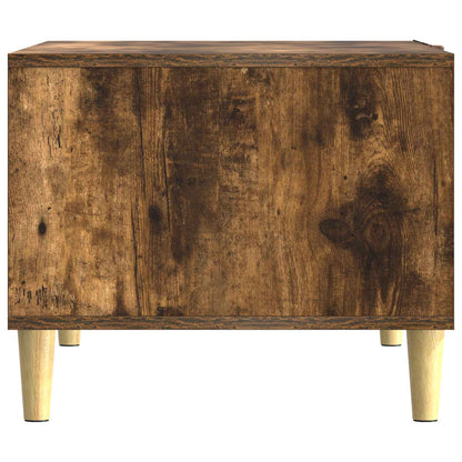 vidaXL Coffee Table Smoked Oak 90 x 50 x 40 cm Engineered Wood