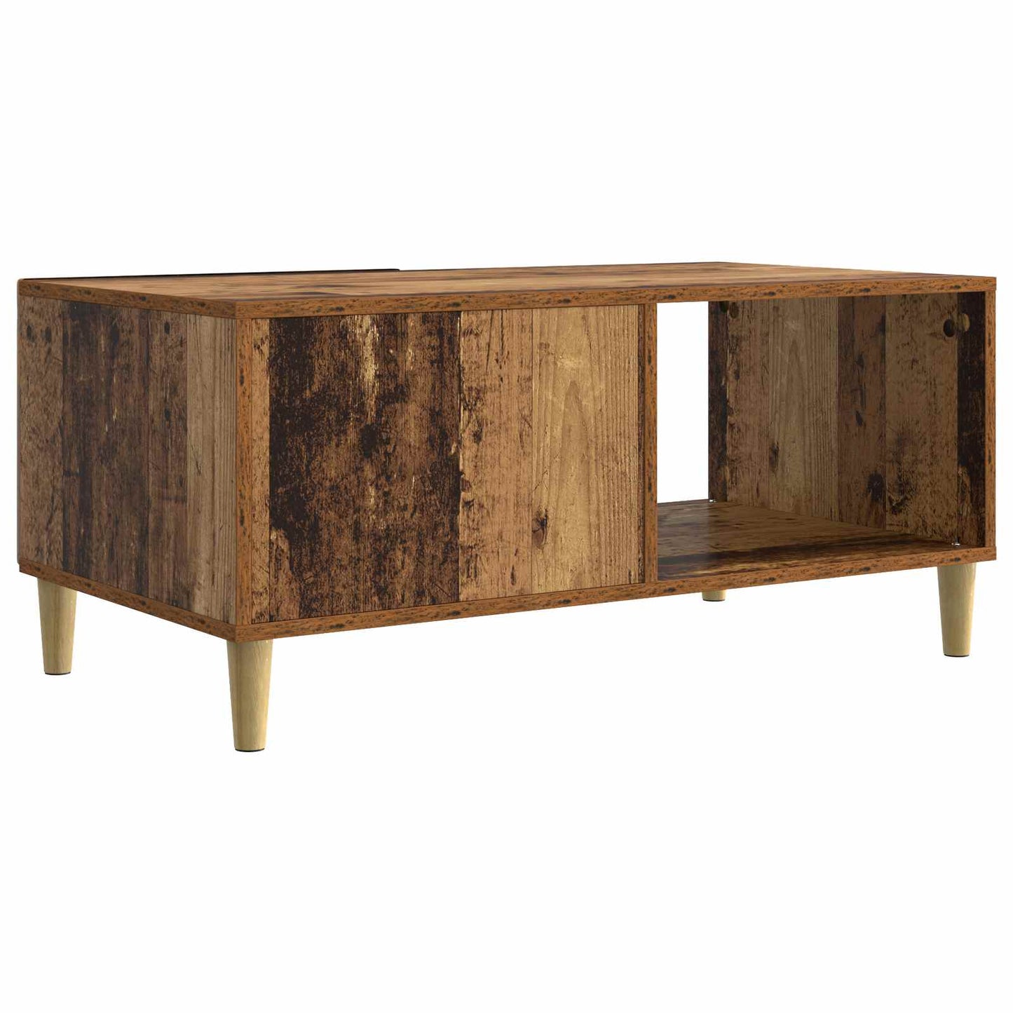 vidaXL Coffee Table Old Wood 90 x 50 x 40 cm Engineered Wood