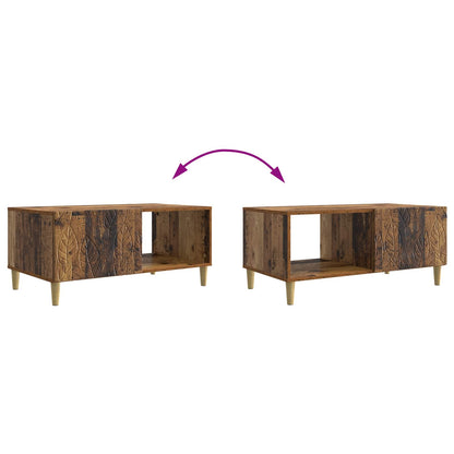 vidaXL Coffee Table Old Wood 90 x 50 x 40 cm Engineered Wood