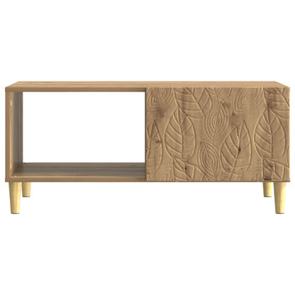 vidaXL Coffee Table Artisan Oak 90 x 50 x 40 cm Engineered Wood