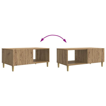 vidaXL Coffee Table Artisan Oak 90 x 50 x 40 cm Engineered Wood